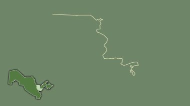 Jizzakh, Özbekistan, dışlanmış ve izole edilmiş. Uydu