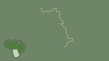 Amazonlar, Venezuela, dışlanmış ve izole edilmiş. Uydu