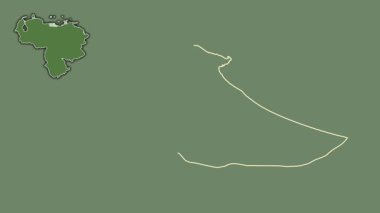 Miranda, Venezuela, soyutlanmış ve dışlanmış. Uydu