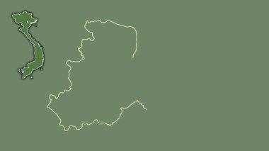 Hai Phong, Vietnam, dışlanmış ve izole edilmiş. Uydu