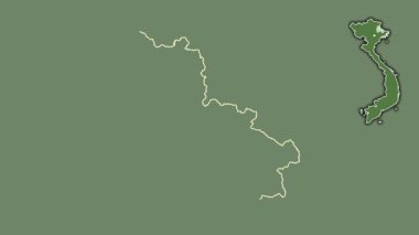 Lang Oğlu, Vietnam, sürülmüş ve izole edilmiş. Uydu