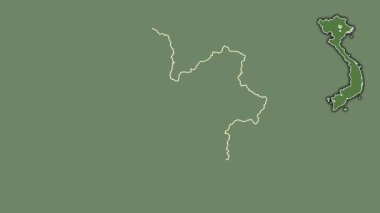 Tayland Nguyen, Vietnam, boşaltılmış ve izole edilmiş. Uydu