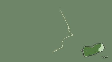 Al Mahrah, Yemen, dışlanmış ve izole edilmiş. Uydu