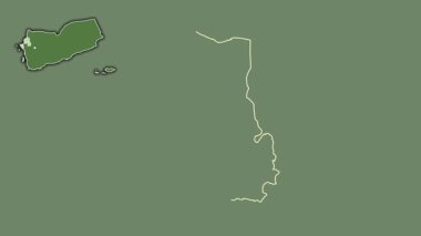 Hajjah, Yemen, çıkarıldı ve izole edildi. Uydu