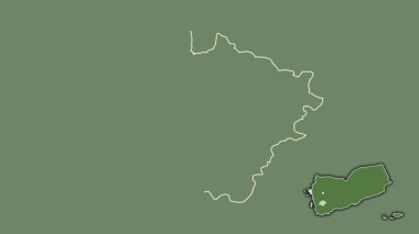 Ibb, Yemen, dışlanmış ve izole edilmiş. Uydu