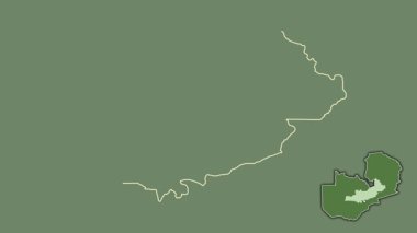 Merkez, Zambiya, çıkarılmış ve izole edilmiş. Uydu