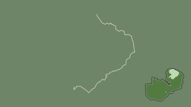 Kuzey, Zambiya, çıkarılmış ve izole edilmiş. Uydu