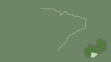 Güney, Zambiya, çıkarılmış ve izole edilmiş. Uydu