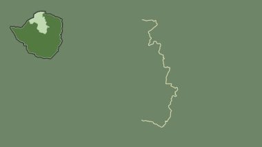 Mashonaland West, Zimbabwe, dışlanmış ve izole edilmiş. Uydu