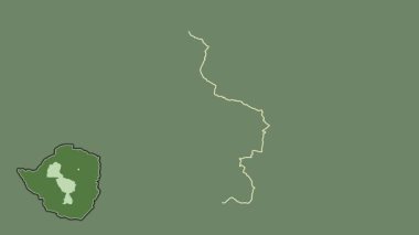 Midlands, Zimbabwe, boşaltılmış ve izole edilmiş. Uydu