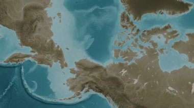 Beaufort Denizi. Sepya haritası. Patterson Silindiri. Diyagram