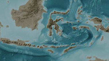 Boni Körfezi. Sepya haritası. Patterson Silindiri. Diyagram