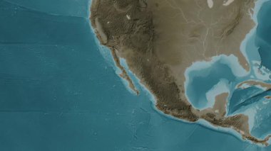 Kaliforniya Körfezi. Sepya haritası. Patterson Silindiri. Diyagram