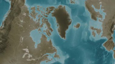 Davis Boğazı. Sepya haritası. Patterson Silindiri. Diyagram