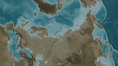 Kara Deniz. Sepya haritası. Patterson Silindiri. Diyagram