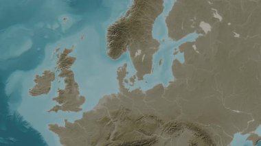 Kattegat. Sepya haritası. Patterson Silindiri. Diyagram