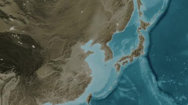 Sarı Deniz. Sepya haritası. Patterson Silindiri. Diyagram