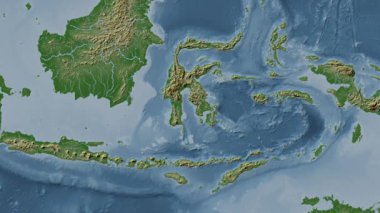 Boni Körfezi. Soluk bir harita. Patterson Silindiri. Konum