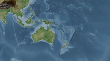 Mercan Denizi. Soluk bir harita. Patterson Silindiri. Konum