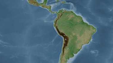 Grau Denizi. Soluk bir harita. Patterson Silindiri. Konum