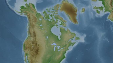 Hudson Körfezi. Soluk bir harita. Patterson Silindiri. Konum