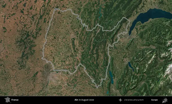 - Değil. Copernicus Sentinel 'in Ağustos 2020' de çekilen uydu görüntüsünde Fransa 'nın idari bölgesinin ana hatları belirlendi.