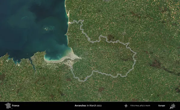 Çığ. Mart 2022 'de çekilen Copernicus Sentinel karolarından oluşan bir uydu görüntüsünde Fransa' nın idari bölgesinin ana hatları belirlendi.