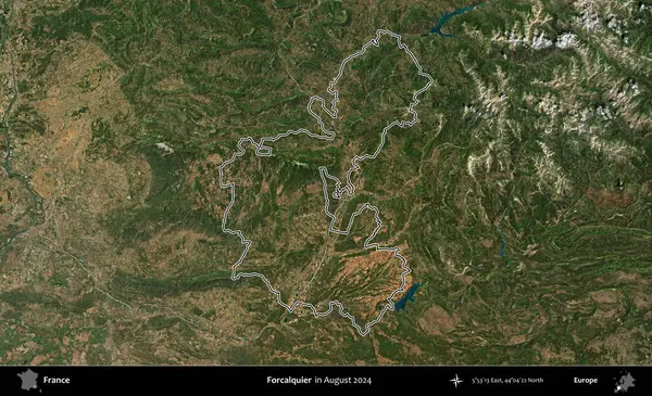 Biraz daha sessiz. Copernicus Sentinel 'in Ağustos 2024' te çekilen uydu görüntüsünde Fransa 'nın idari bölgesinin ana hatları belirlendi.