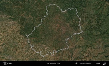 Çok şey. Copernicus Sentinel 'in Ekim 2023' te çekilen uydu görüntüsünde Fransa 'nın idari bölgesinin ana hatları belirlendi.