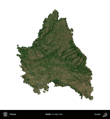 - Anlaşıldı. Fransa 'nın idari bölgesi, Temmuz 2022' de çekilen Kopernik Nöbetçi karolarından oluşan bir uydu görüntüsüyle beyaza izole edildi.