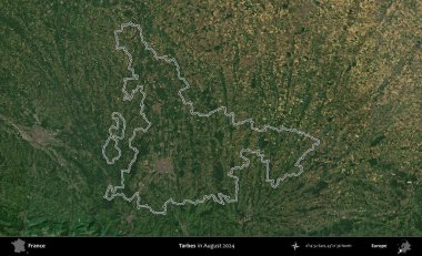 Hedefler. Copernicus Sentinel 'in Ağustos 2024' te çekilen uydu görüntüsünde Fransa 'nın idari bölgesinin ana hatları belirlendi.