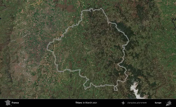 Hırsızlar. Mart 2021 'de çekilen Copernicus Sentinel karolarından oluşan bir uydu görüntüsünde Fransa' nın idari bölgesinin ana hatları belirlendi.