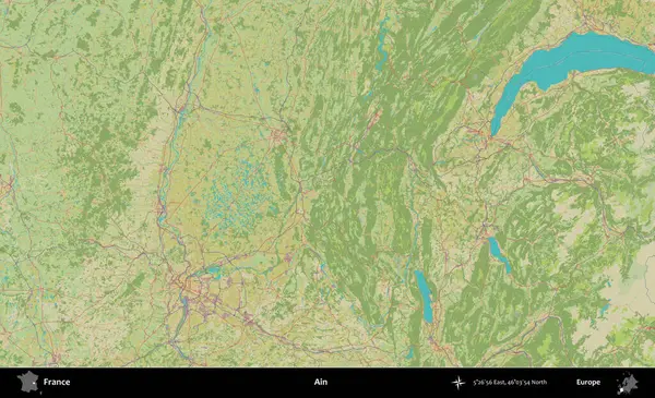 - Değil. OpenStreetMap İnsani Yardım Stili Haritasında Fransa 'nın idari alanı