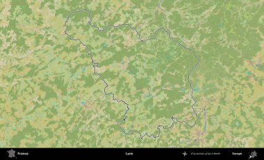 Yem. OpenStreetMap İnsani Haritada Fransa 'nın idari alanının ana hatları
