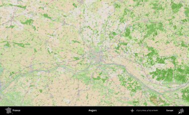 Öfke. OpenStreetMap Fransız stili haritasında Fransa 'nın idari alanı