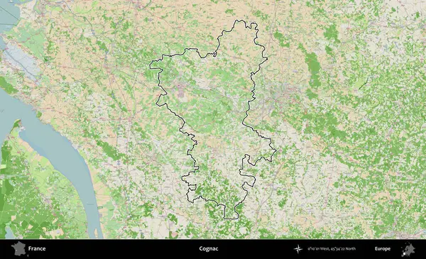 Konyak mı? OpenStreetMap Fransız stili haritasında Fransa 'nın idari bölgesinin ana hatları belirlendi