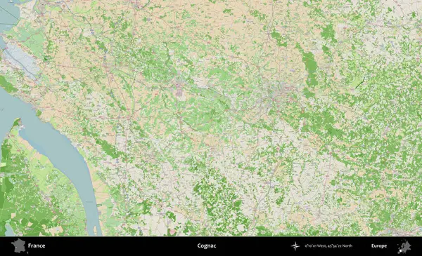 Konyak mı? OpenStreetMap Fransız stili haritasında Fransa 'nın idari alanı