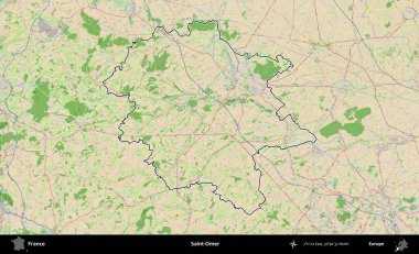 Aziz Ömer. OpenStreetMap Fransız stili haritasında Fransa 'nın idari bölgesinin ana hatları belirlendi