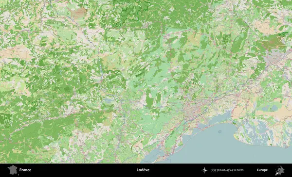 Sevgi. OpenStreetMap Fransız stili haritasında Fransa 'nın idari alanı