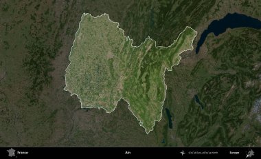 - Değil. Fransa 'nın idari alanı koyu renkli bir B uydusu görüntüsüyle vurgulandı ve özetlendi