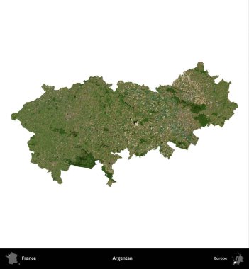 Arjantinli. Fransa 'nın idari bölgesi B uydusundaki görüntülerde beyaza izole edildi