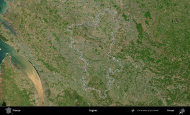 Konyak mı? B uydusundaki görüntülerde Fransa 'nın idari bölgesinin ana hatları belirlenmiş.