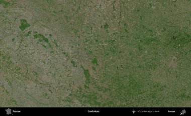 Confolens. B uydusundan alınan görüntülerde Fransa 'nın idari bölgesi