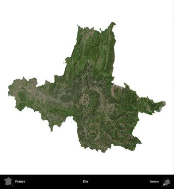 Öl! Fransa 'nın idari bölgesi B uydusundaki görüntülerde beyaza izole edildi