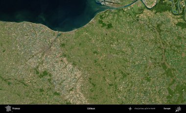 Lisieux. B uydusundan alınan görüntülerde Fransa 'nın idari bölgesi