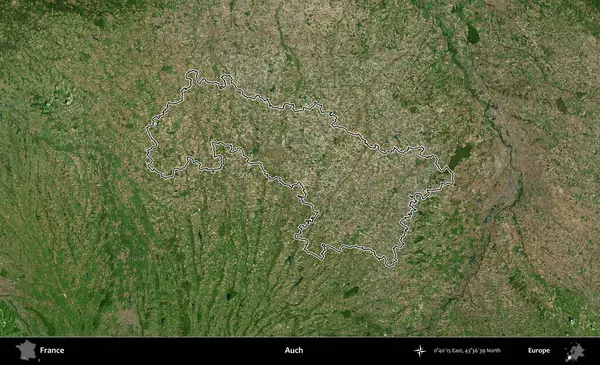 Aahhh. B uydusundaki görüntülerde Fransa 'nın idari bölgesinin ana hatları belirlenmiş.