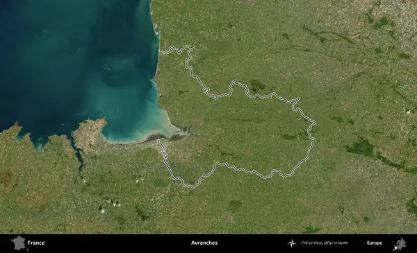 Çığ. B uydusundaki görüntülerde Fransa 'nın idari bölgesinin ana hatları belirlenmiş.