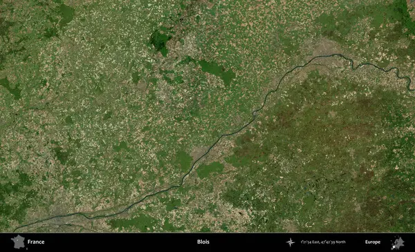 Blois. B uydusundan alınan görüntülerde Fransa 'nın idari bölgesi