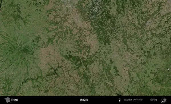 Gelin hanım. B uydusundan alınan görüntülerde Fransa 'nın idari bölgesi