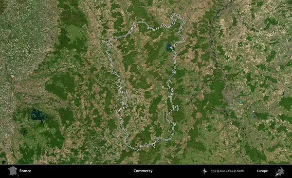 Merhamet et. B uydusundaki görüntülerde Fransa 'nın idari bölgesinin ana hatları belirlenmiş.